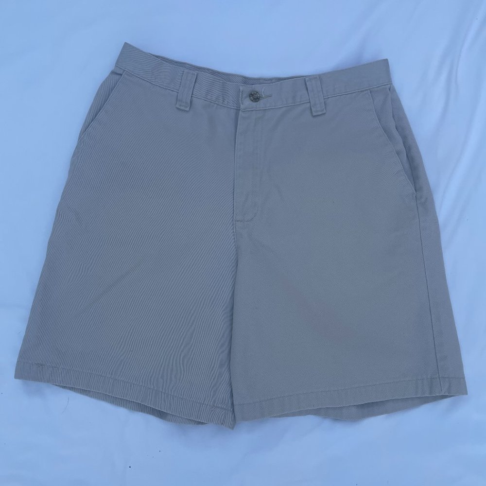 Riders By Lee Women's Casuals High Rise Mom Shorts Khaki Size 12M